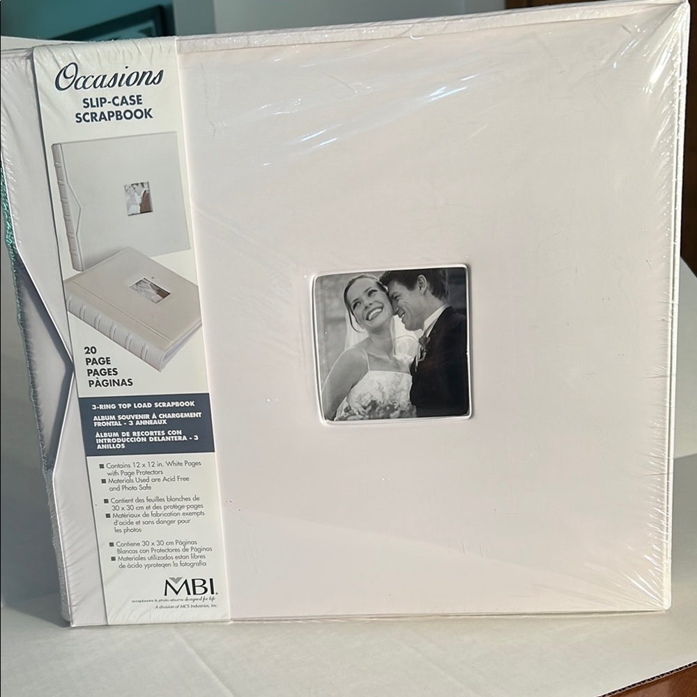 MBI White Slip-Case Scrapbook